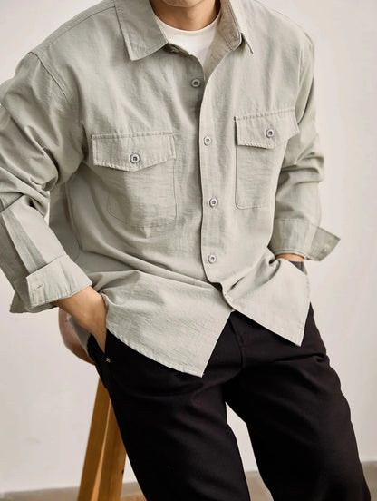 Chaqueta Streetwear Gris Leonardo