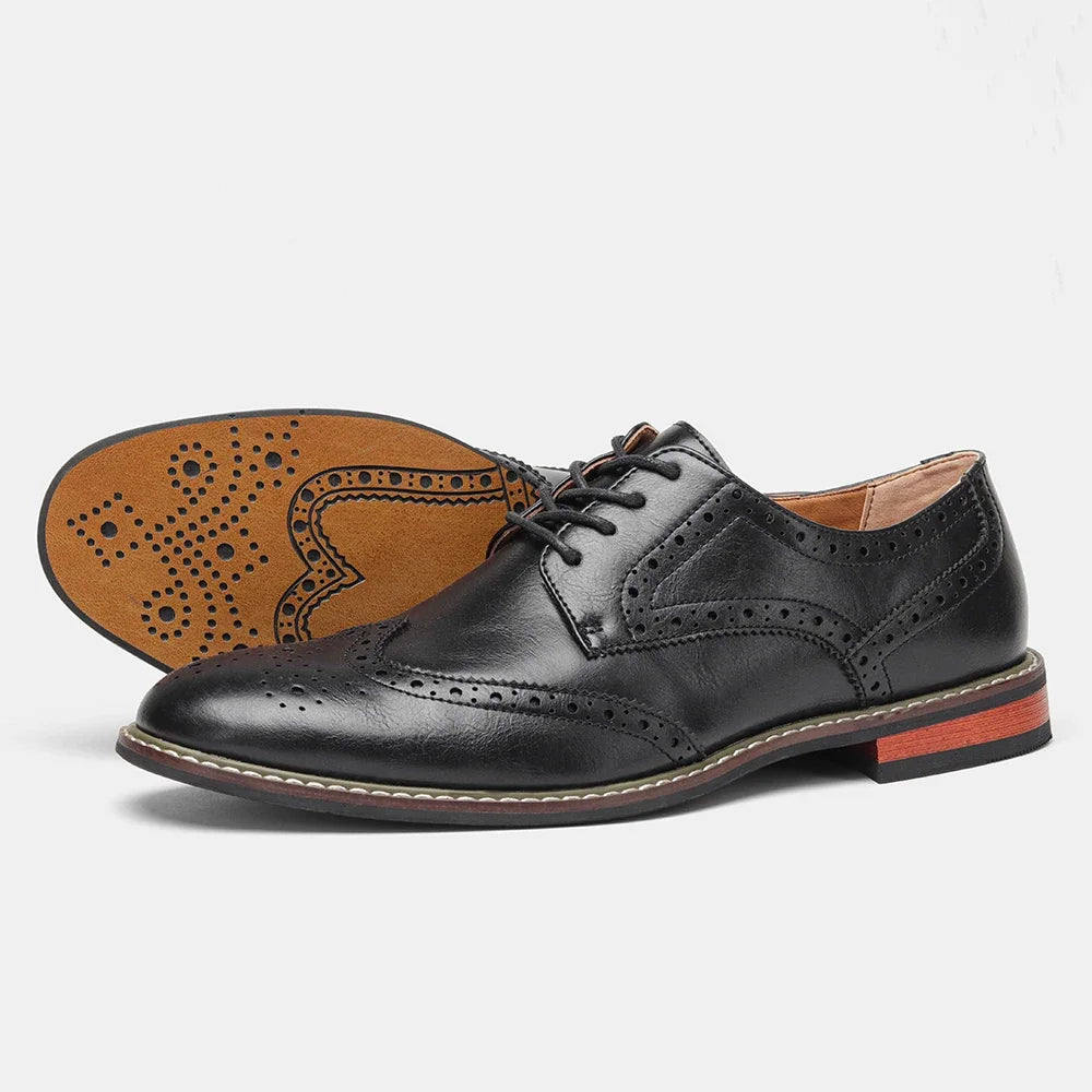 Zapatos Brogue Elegantes Leonardo