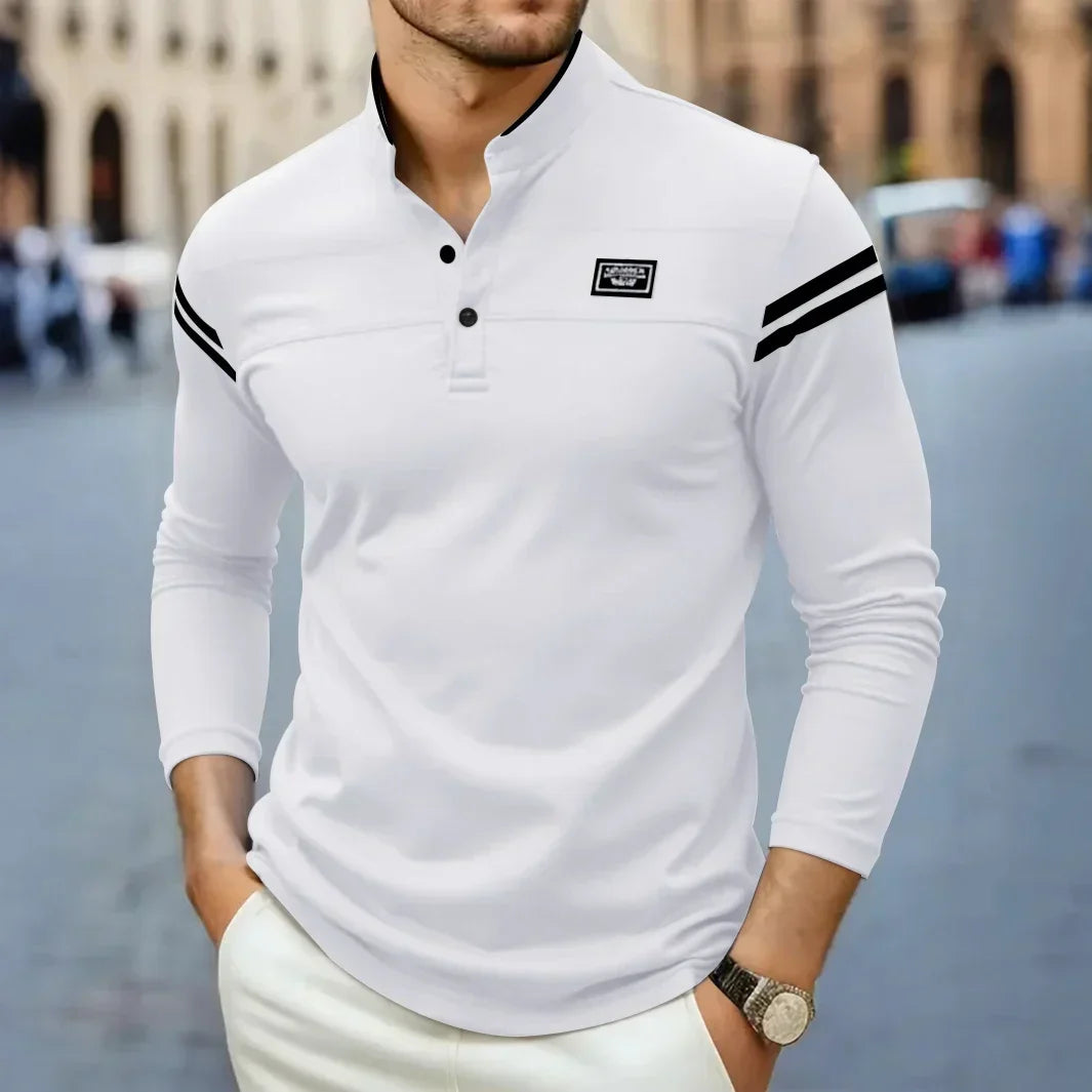 | T-SHIRT À MANCHES LONGUES MODERNE POUR HOMME