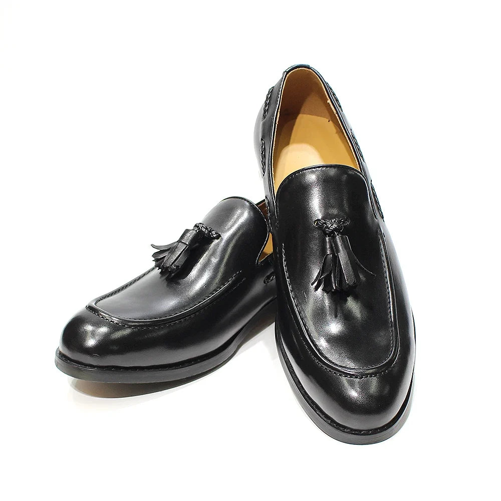 Mocasines con Borlas Estilo Italiano Leonardo