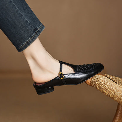 Riza | Mules Entrelazadas con Correa
