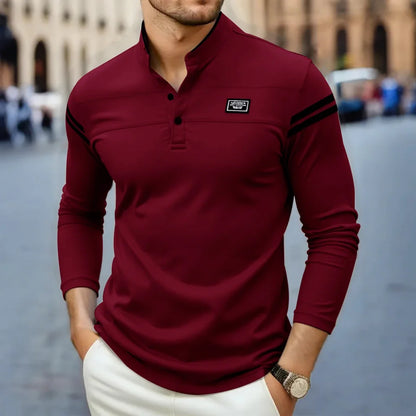 | T-SHIRT À MANCHES LONGUES MODERNE POUR HOMME