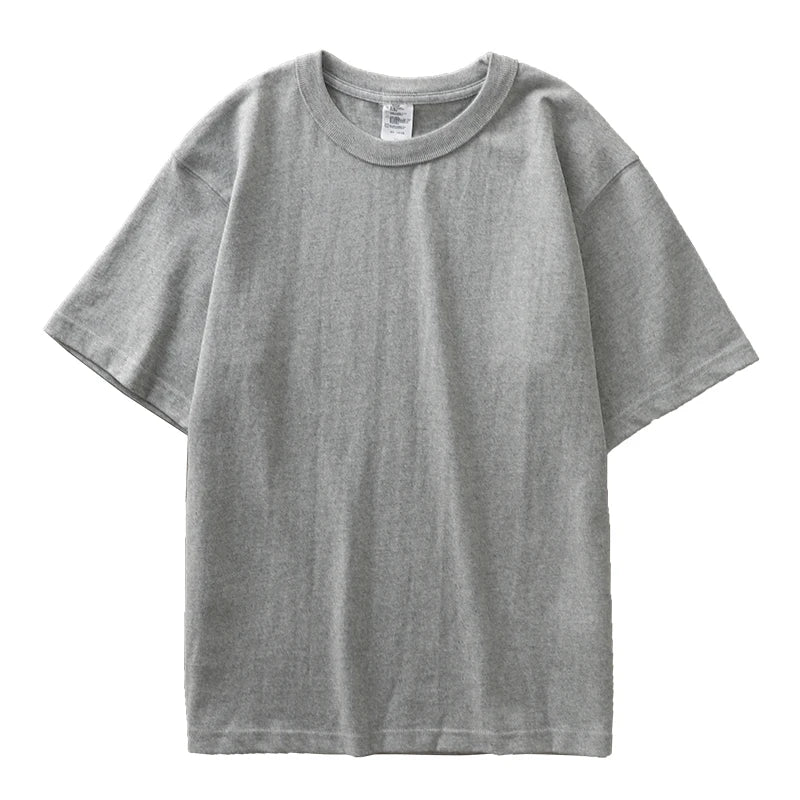 Camiseta Casual de Algodón 100% Pesado de Corte Regular