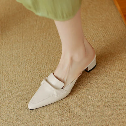 Marcella | Mules de Punta con Lazo