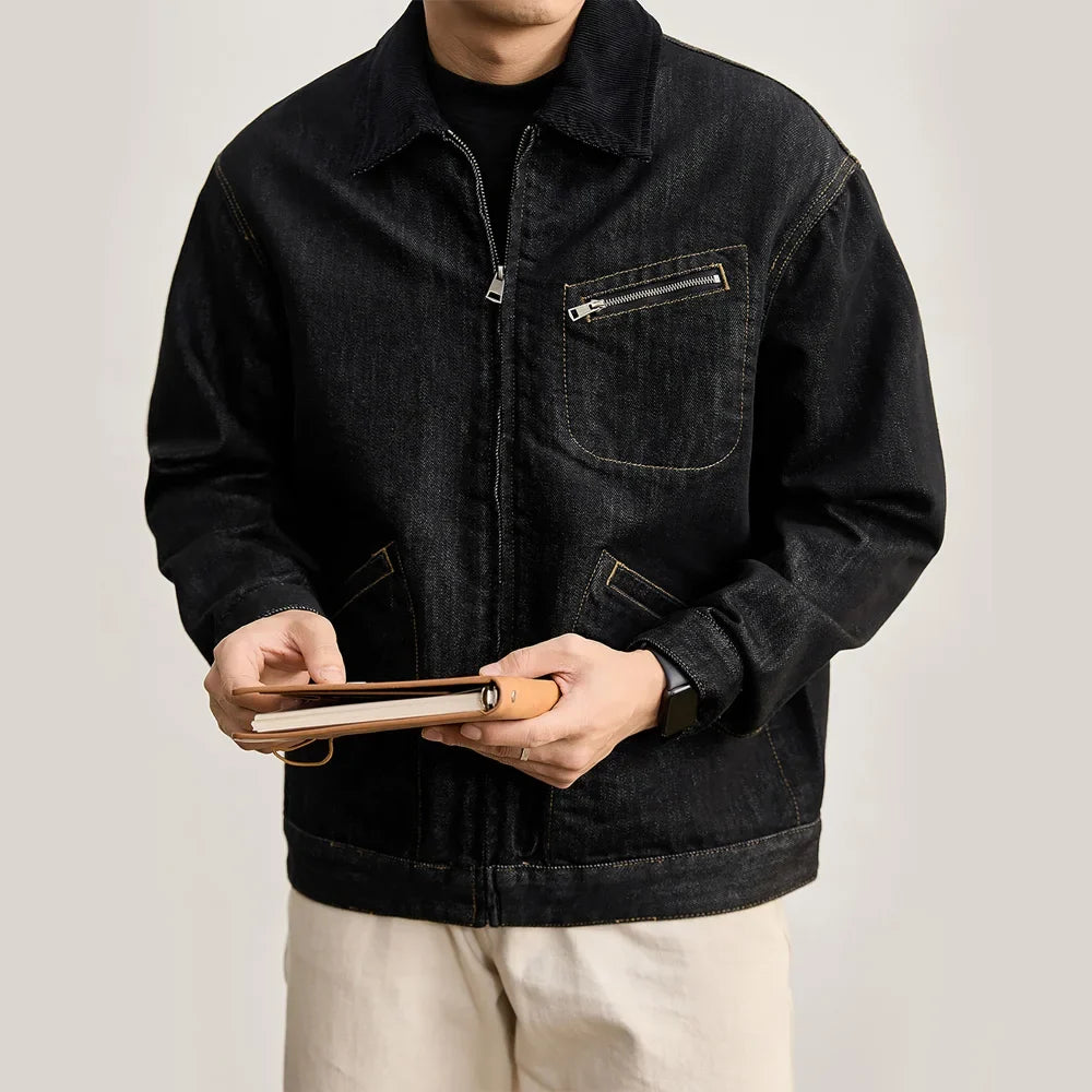 Chaqueta Vaquera Casual Holgada Leonardo