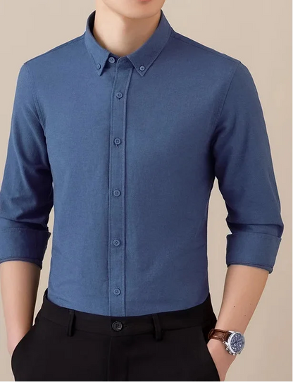 Camisa Formal de Algodón de Manga Larga SAFARI