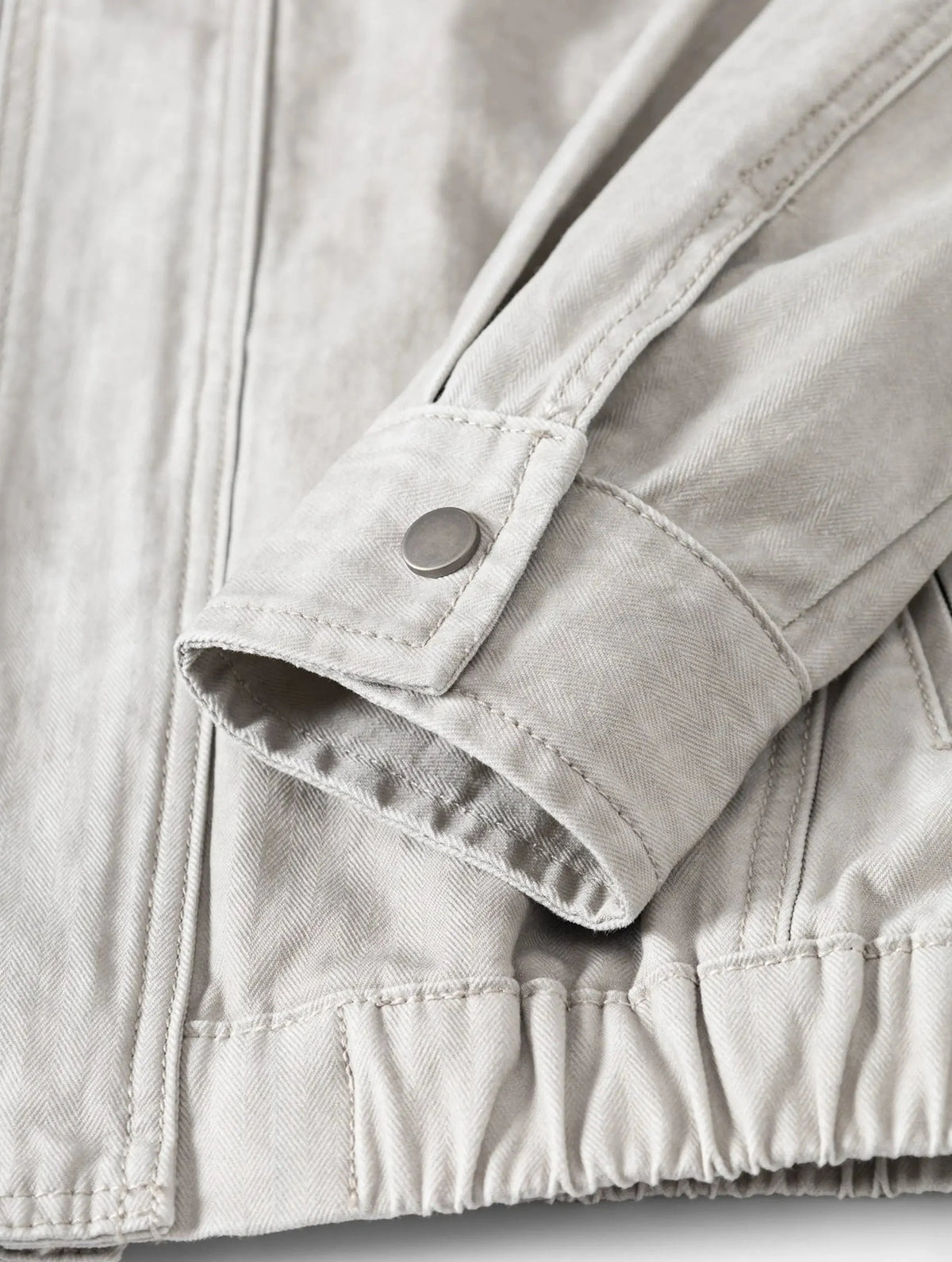 Chaqueta de Algodón Lavado Estilo Americano Leonardo