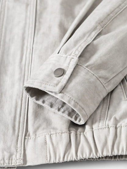 Chaqueta de Algodón Lavado Estilo Americano Leonardo
