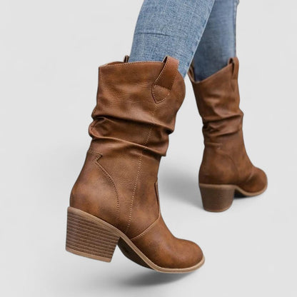 | Bottes en cuero orthopédique Vivian