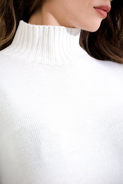 Ivania – Jersey Mujer Cuello Alto Elegante