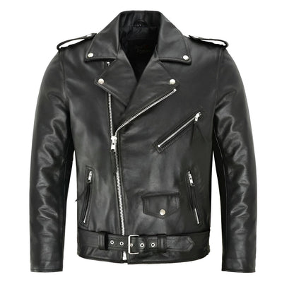 | VESTE EN CUIR POUR HOMME CLASSIQUE