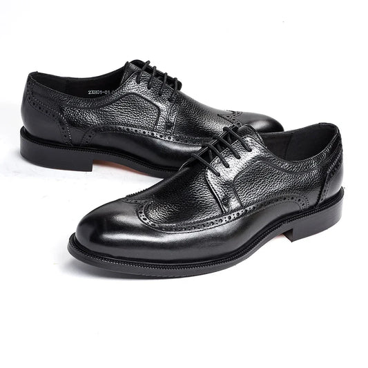 Zapatos Formales de Cuero Genuino Leonardo
