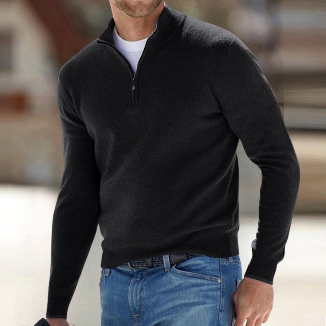 | PULL ZIPPÉ POUR HOMME