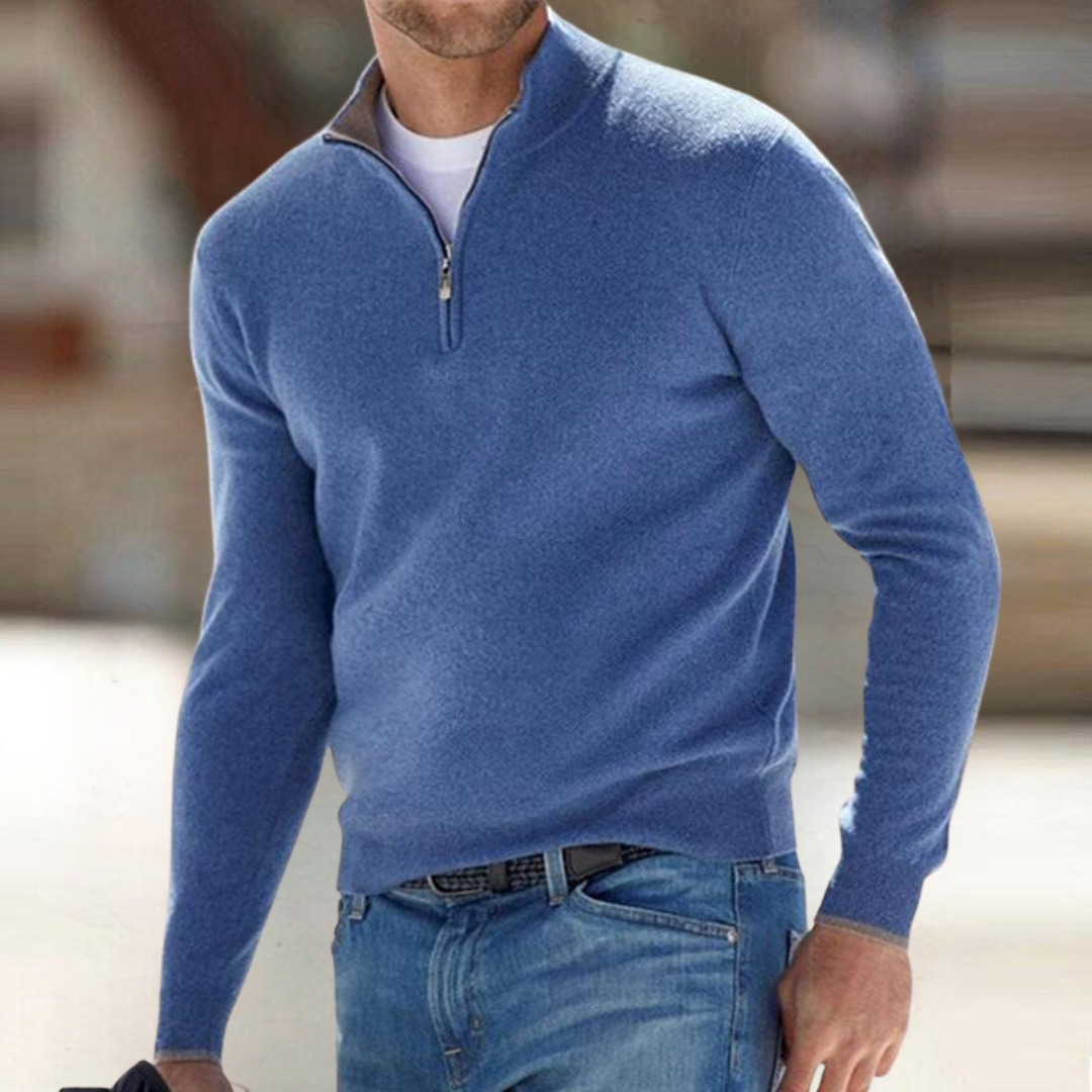 | PULL ZIPPÉ POUR HOMME