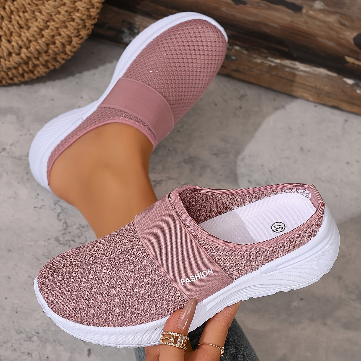 | Zapatillas Mule de Malla Transpirable Nicuelloe