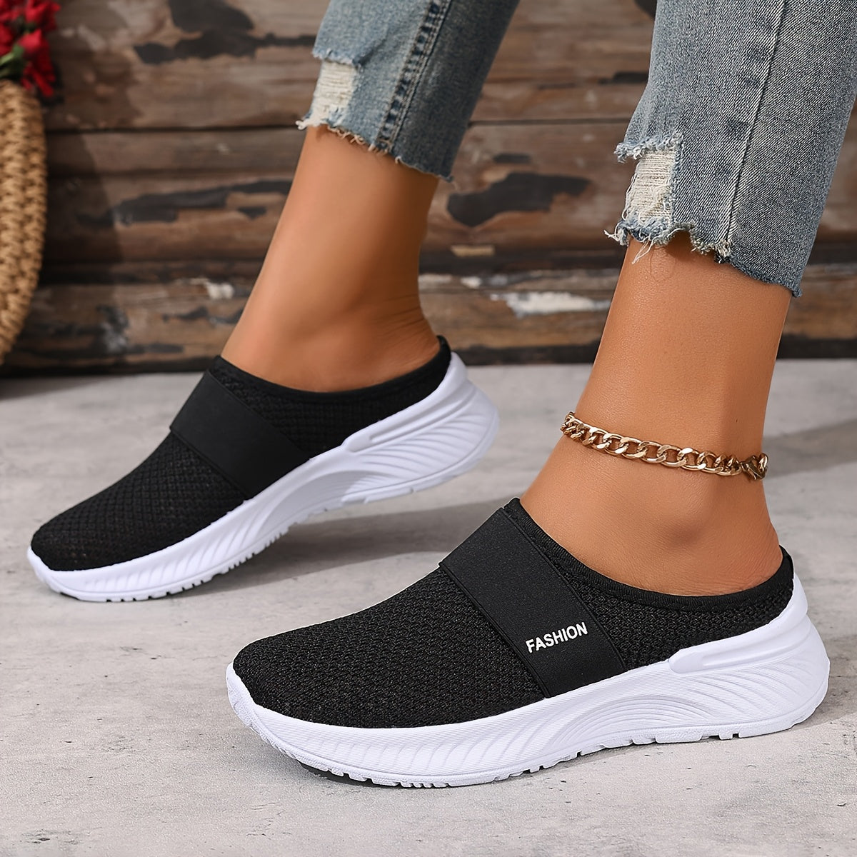 | Zapatillas Mule de Malla Transpirable Nicuelloe