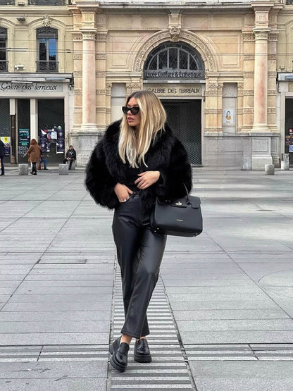 Jenna Abrigo de pelo sintético