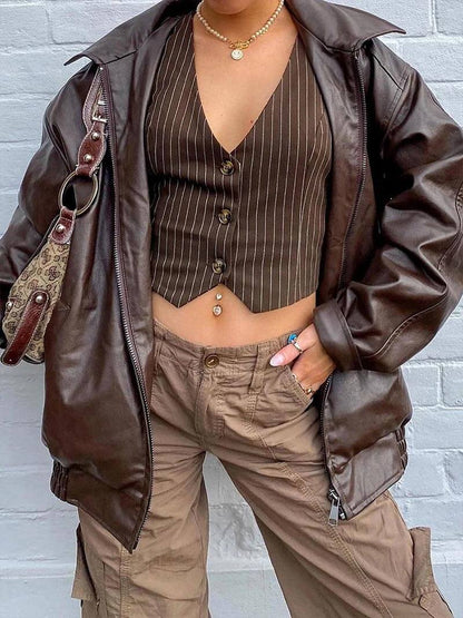 Chaqueta de polipiel Lilli