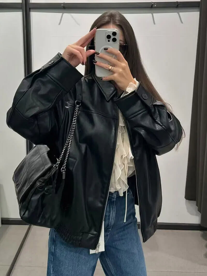 Chaqueta de polipiel Lilli