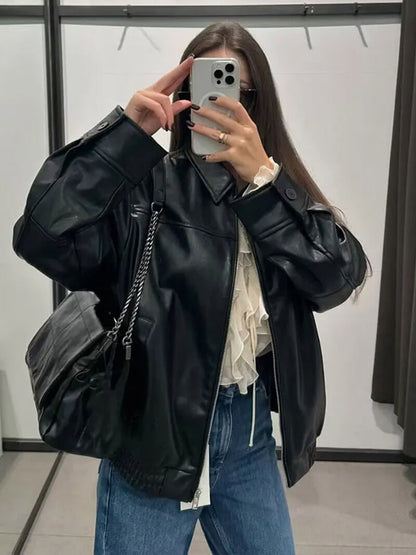 Chaqueta de polipiel Lilli