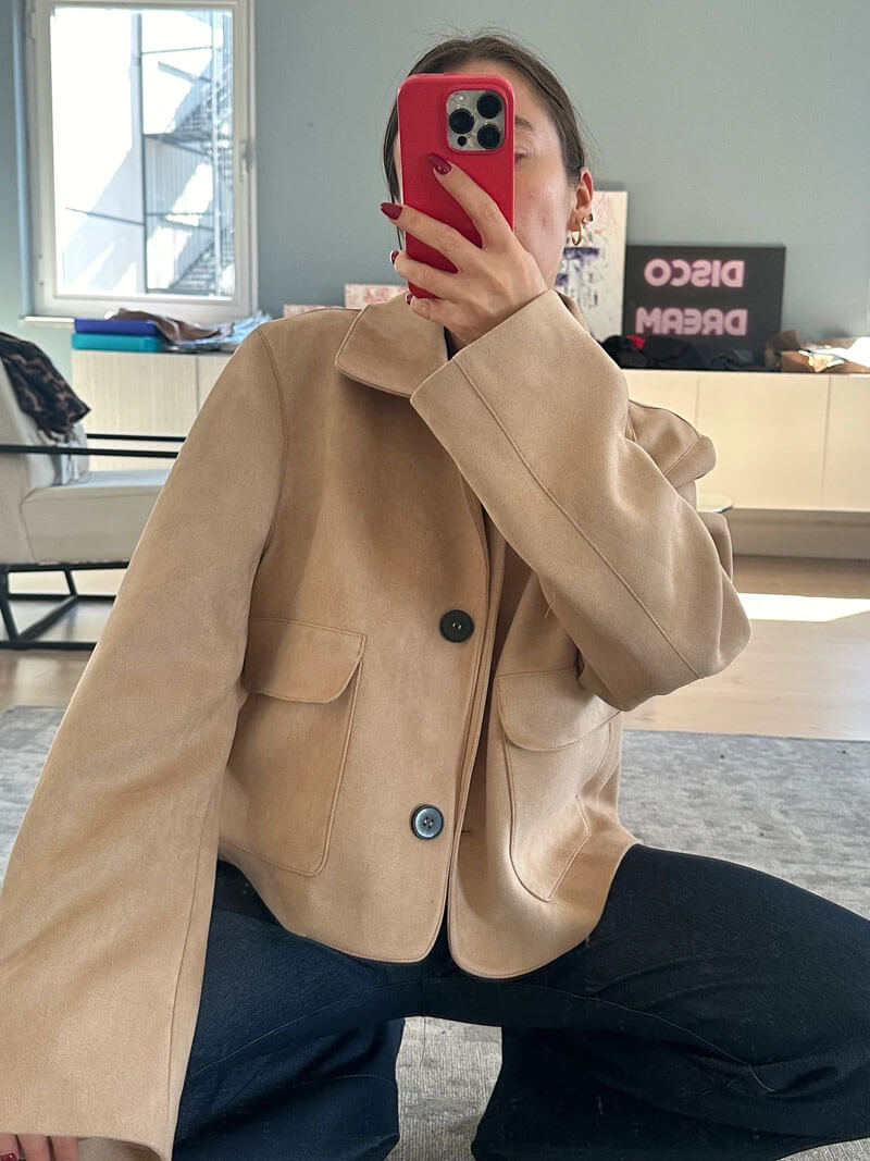 Chaqueta de piel ecológica Marissa