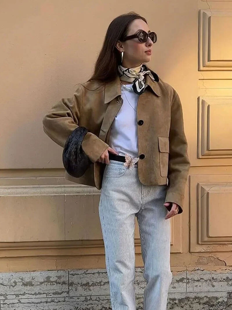 Chaqueta de piel ecológica Marissa