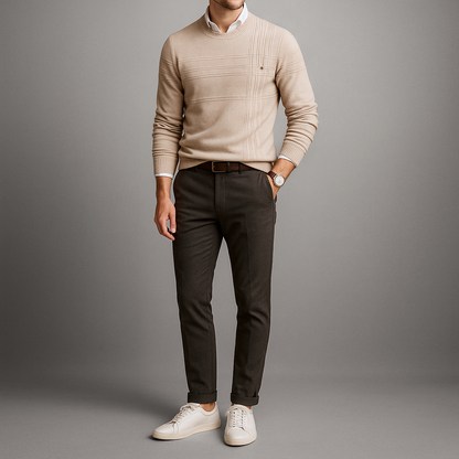 | PULL CLASSIQUE ET ÉLÉGANT POUR HOMME