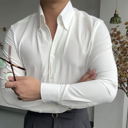 | CHEMISE ATHLÉTIQUE ITALIENNE POUR HOMME EN BAMBOU