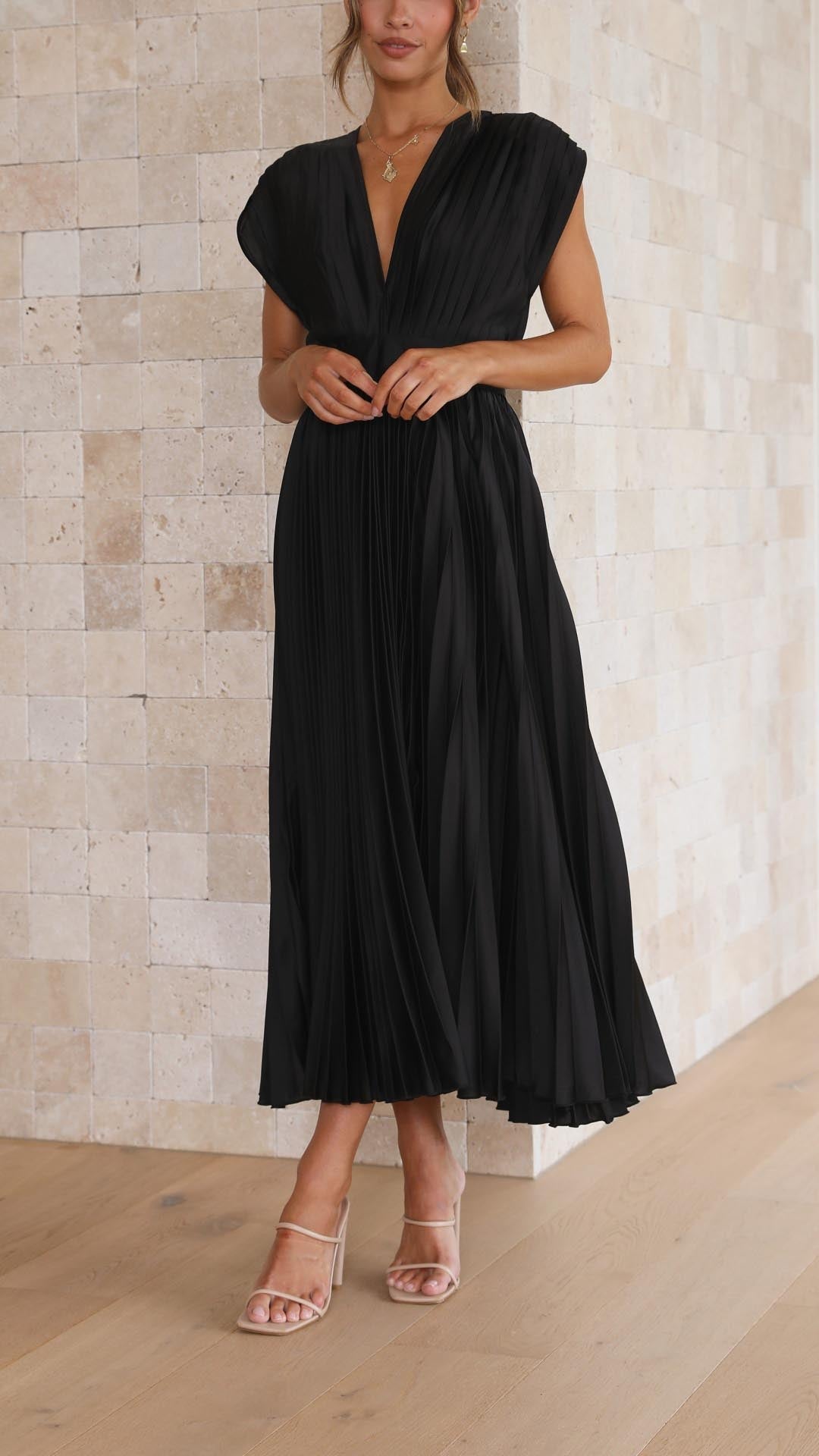 | Robe Élégante en Plis