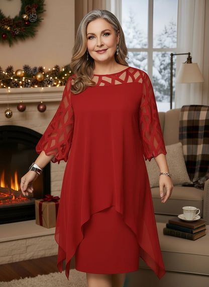 Madeleine | Vestido Elegante de Encaje Comodidad Diaria