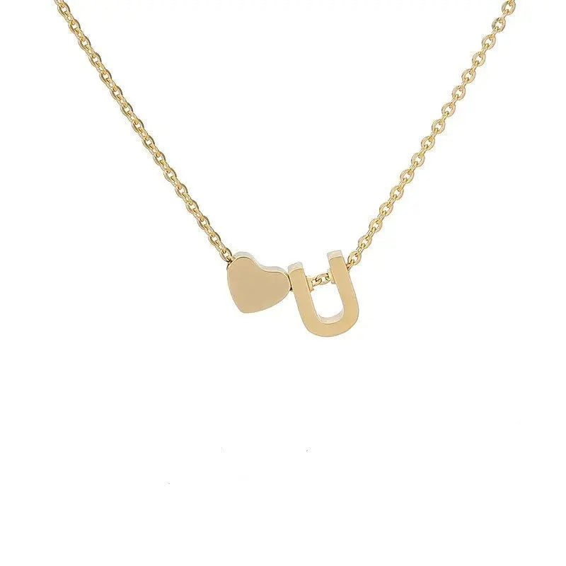 Collar de Inicial con Corazón