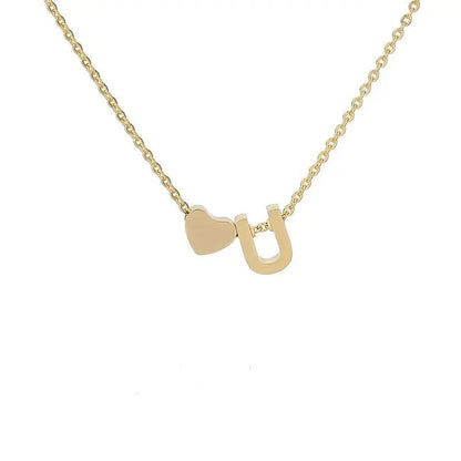 Collar de Inicial con Corazón