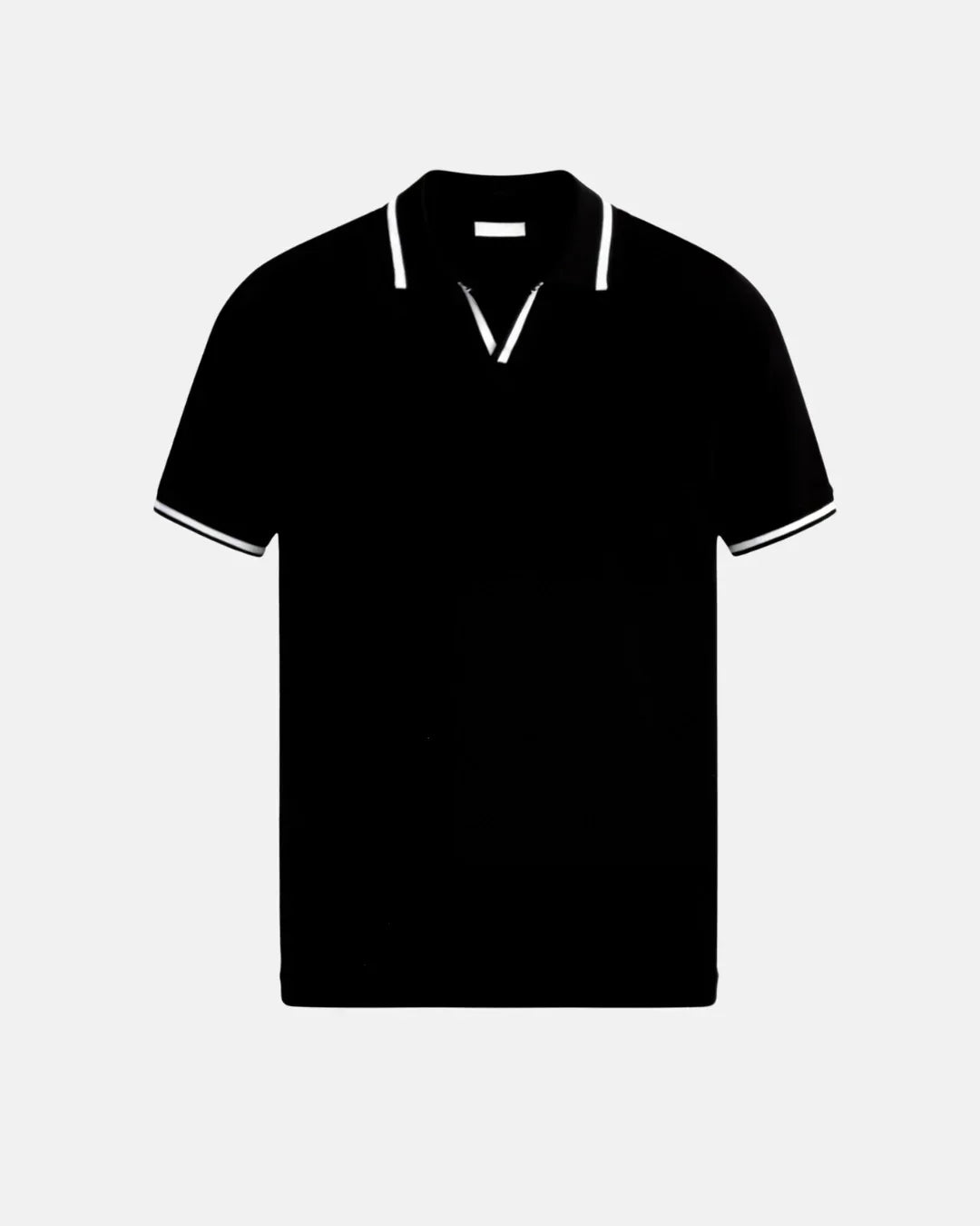 | POLO SUR MESURE EN PIQUÉ AVEC DÉTAILS CONTRASTANTS