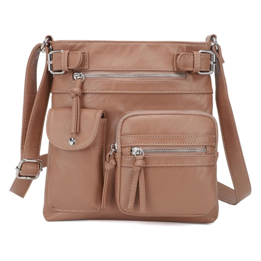 Isotta – Bolso de Bandolera Funcional con Prácticos Bolsillos Múltiples