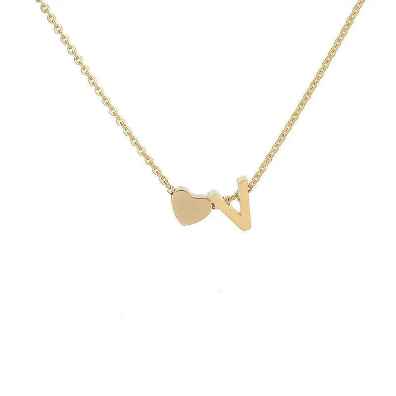 Collar de Inicial con Corazón