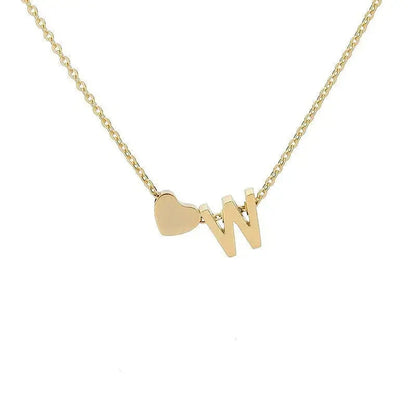Collar de Inicial con Corazón