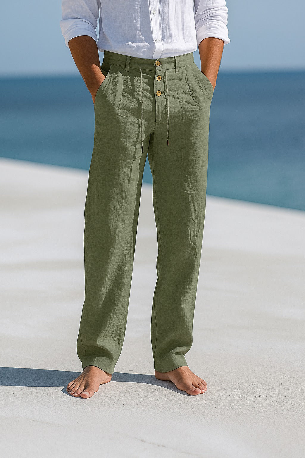 Matteo | Pantalones de Lino Ligeros de Verano