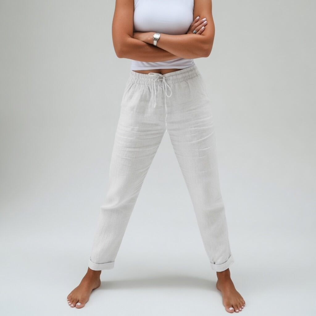 Pantalón de algodón 100% cómodo y ligero