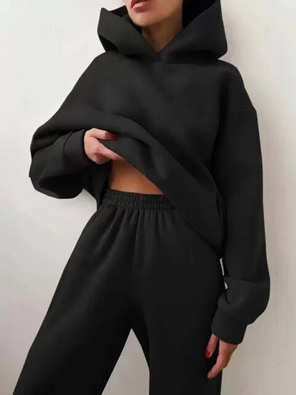 Isabella – Conjunto Sudadera con Capucha de Color Liso