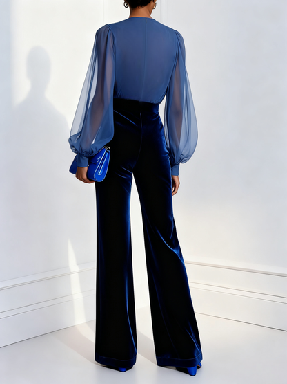 Conjunto elegante de terciopelo Camille