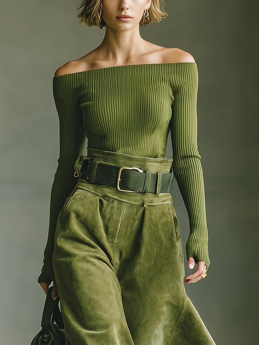 Conjunto chic Lola de hombros descubiertos