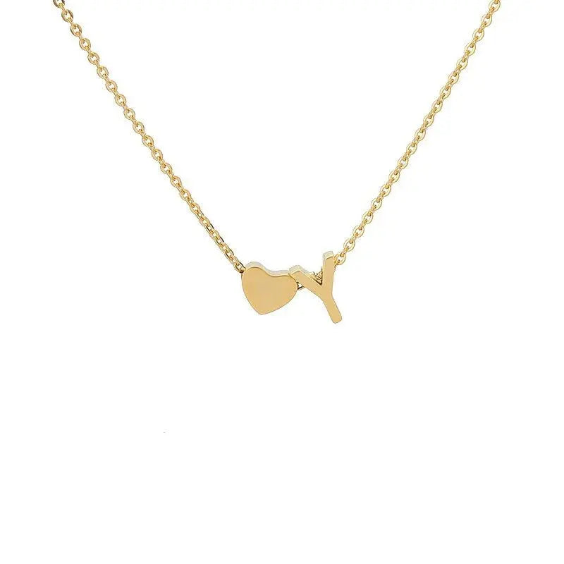 Collar de Inicial con Corazón