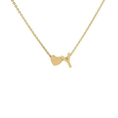 Collar de Inicial con Corazón