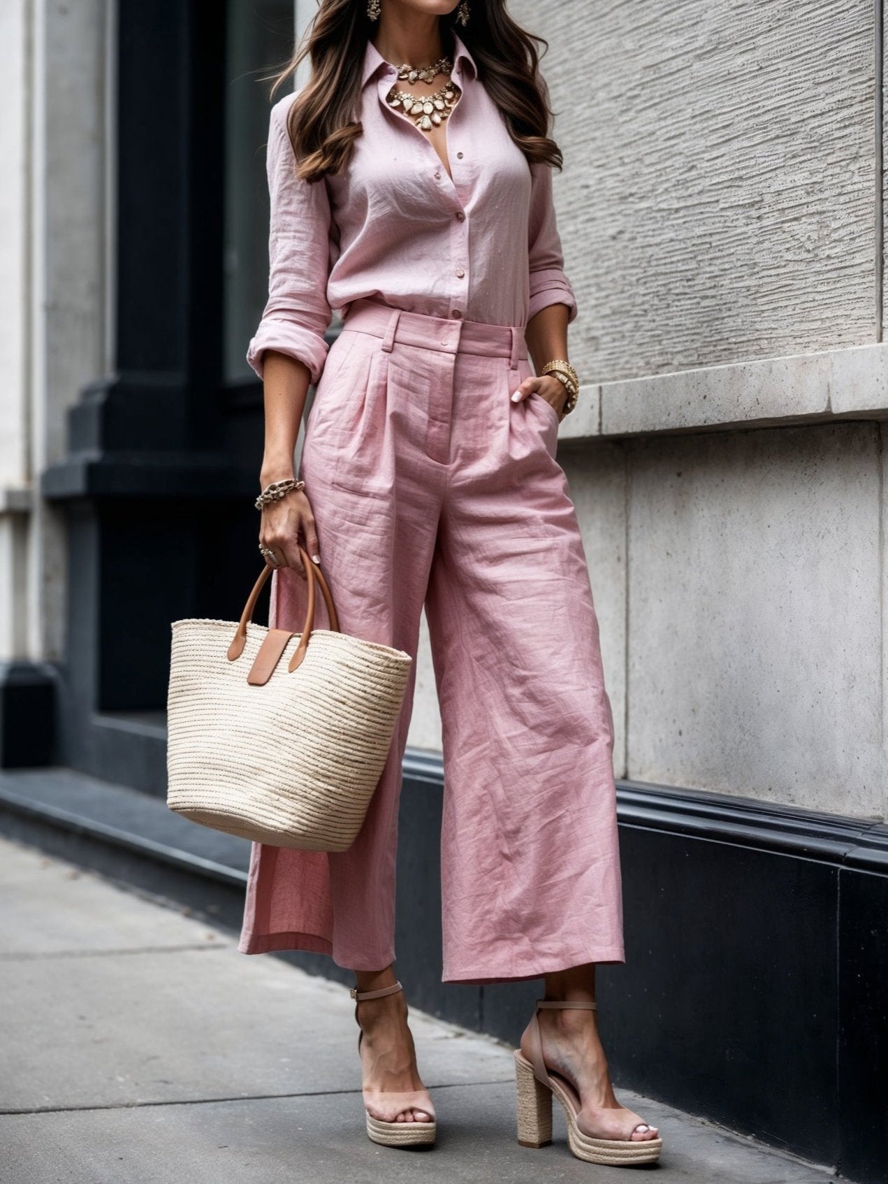Conjunto elegante de dos piezas