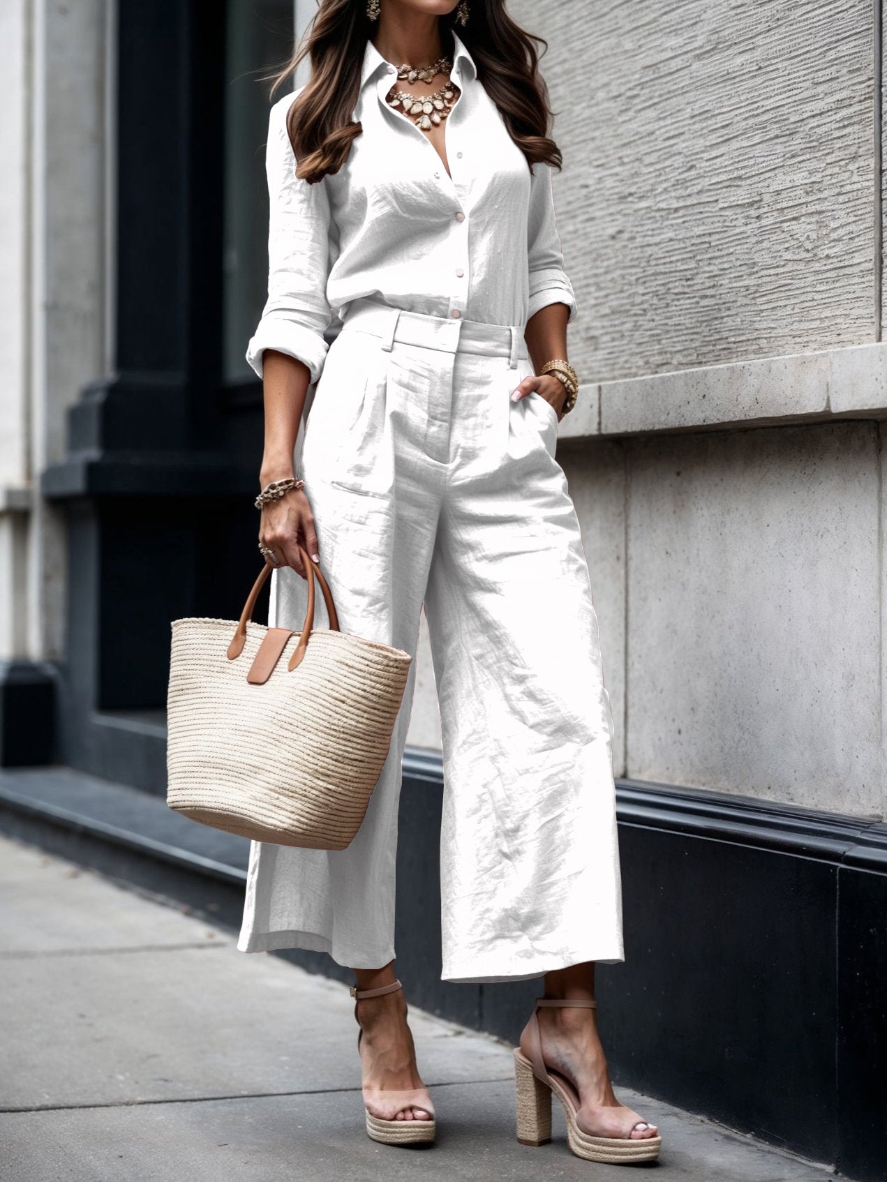 Conjunto elegante de dos piezas