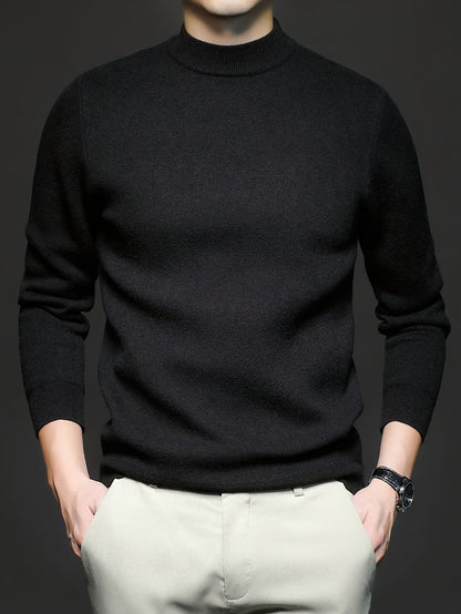 Renzo – Jersey Hombre Cuello Alto de Canalillo