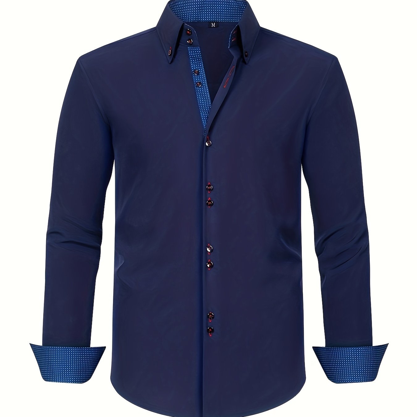 | CHEMISE ÉLÉGANTE LÉGÈRE AVEC DÉTAILS CONTRASTÉS