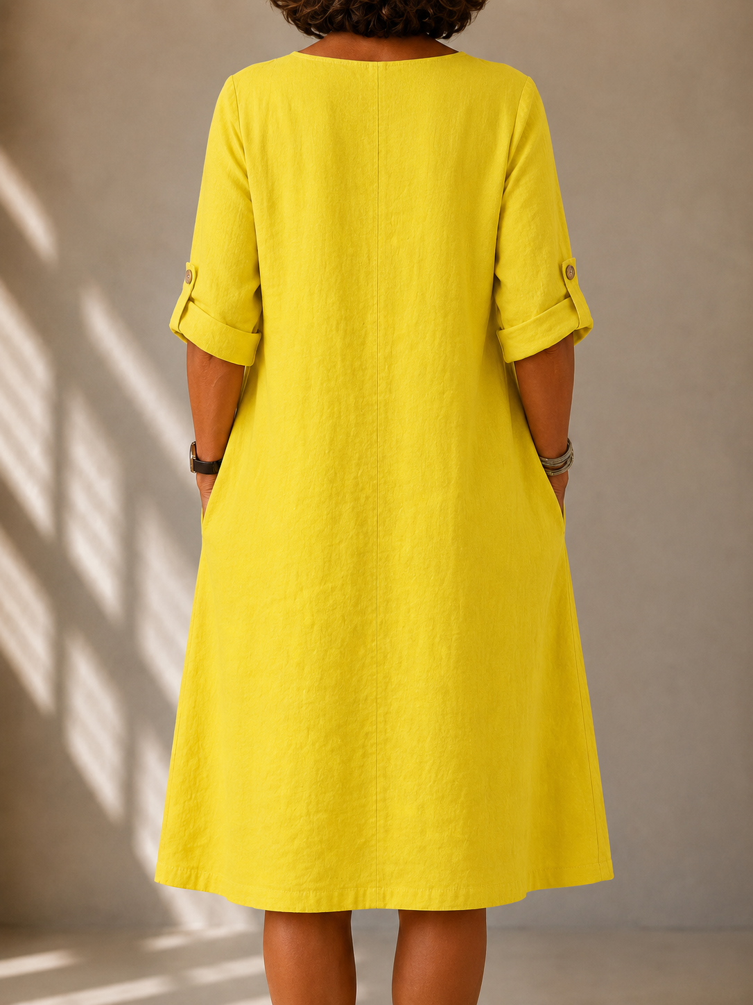 | Robe Fluide Col V Sylvie
