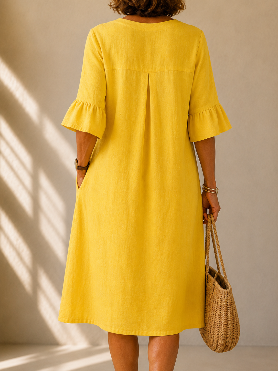 | Robe Botonnée Ample Aveline