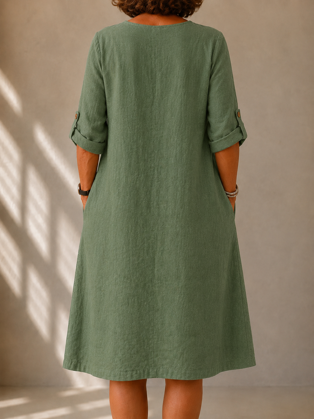 | Robe Trapèze Poches Latérales Lucie